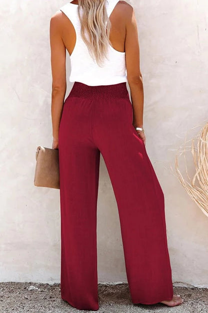 Livia™ | High-Waisted Linen Trousers