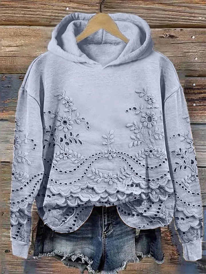 Amélie - Sweat À Capuche Floral