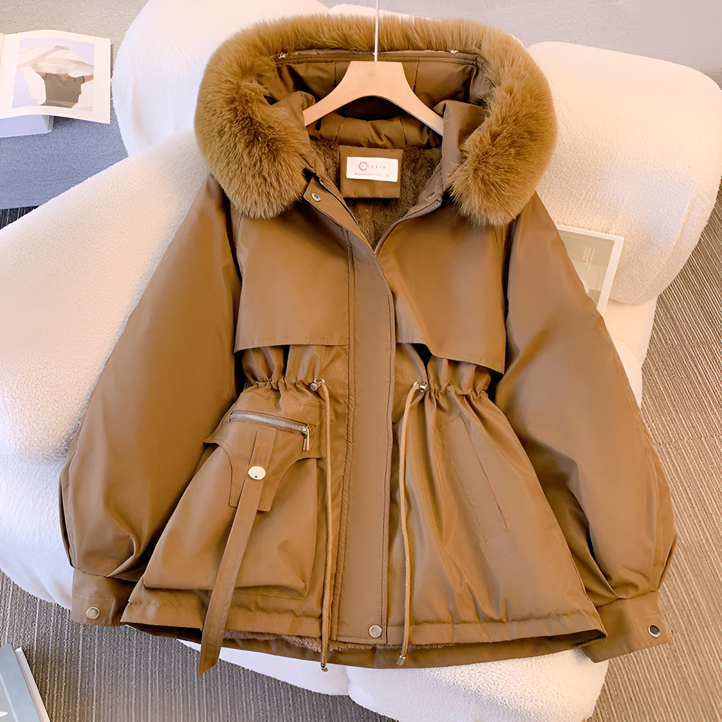 Laluna - Manteau D'Hiver Élégant