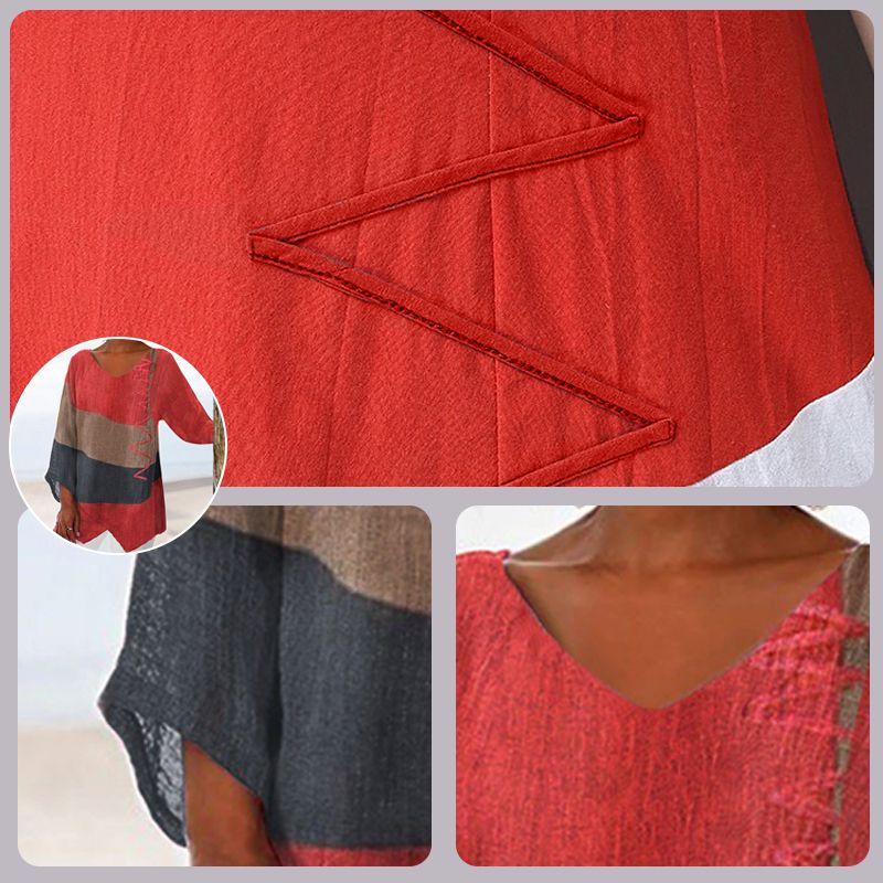 Garda - Tunique V-Neck Artistique