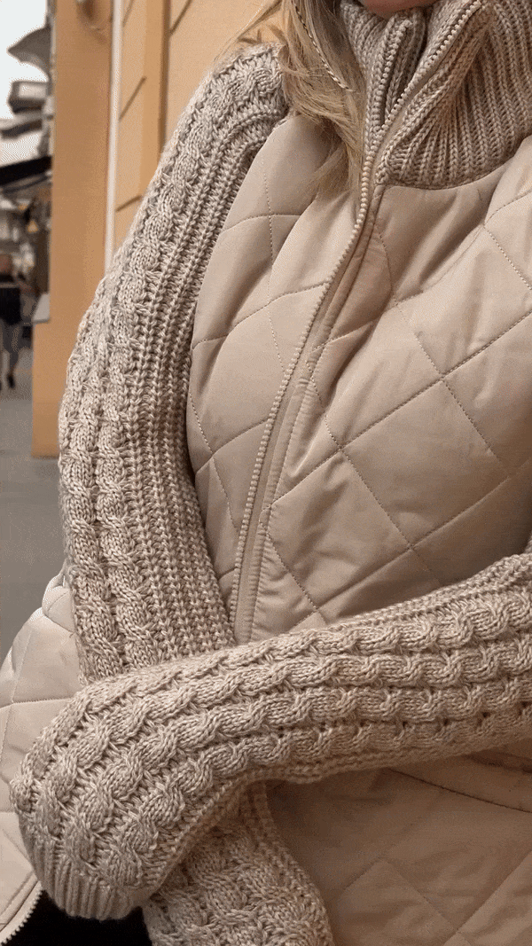 Nora - Stijlvol Gewatteerd Vest