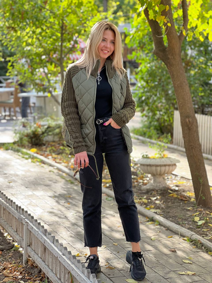 Nora - Stijlvol Gewatteerd Vest