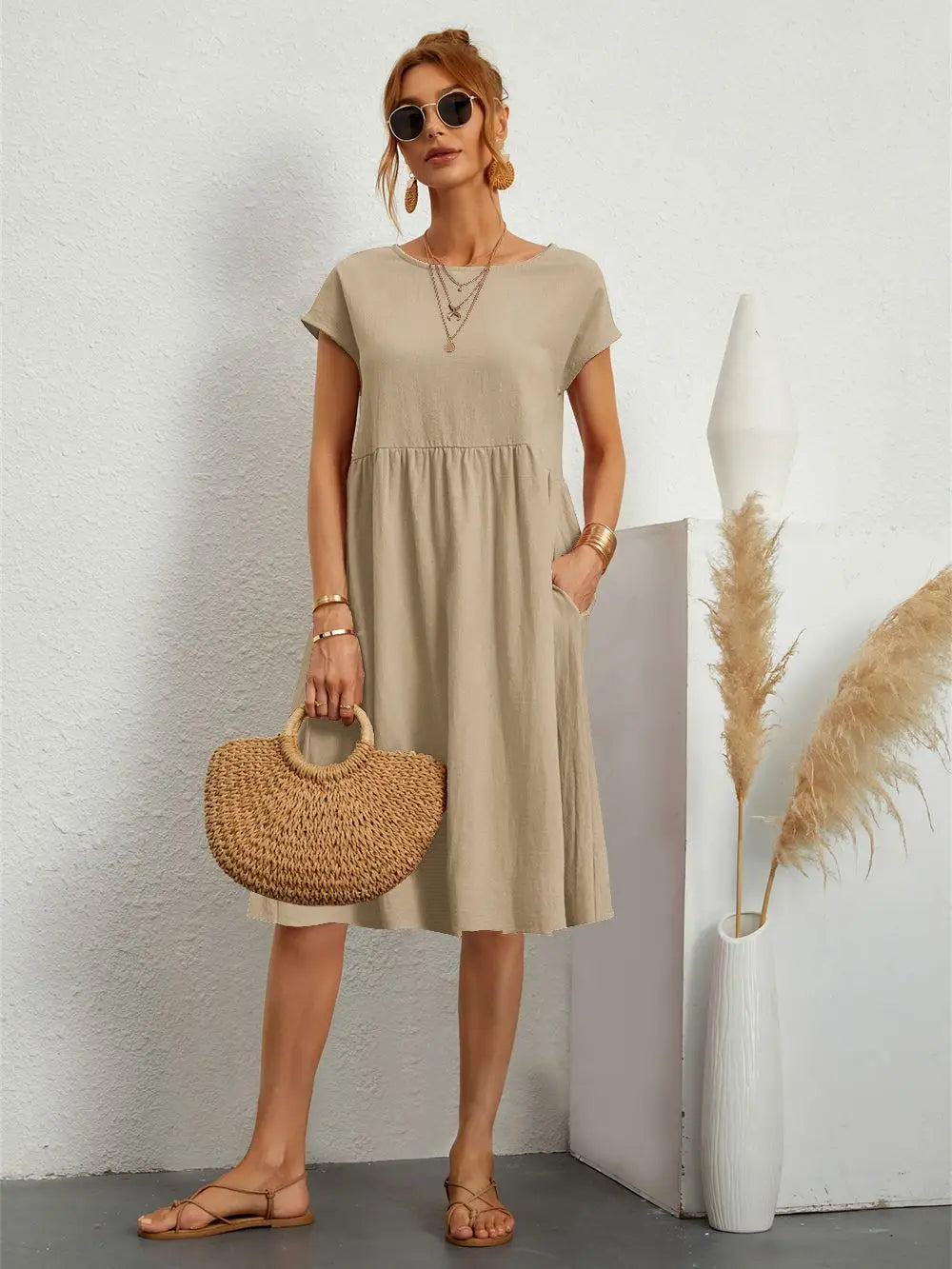 Sage - Chic Casual Jurk