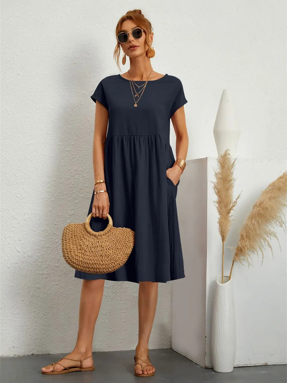 Sage - Chic Casual Jurk