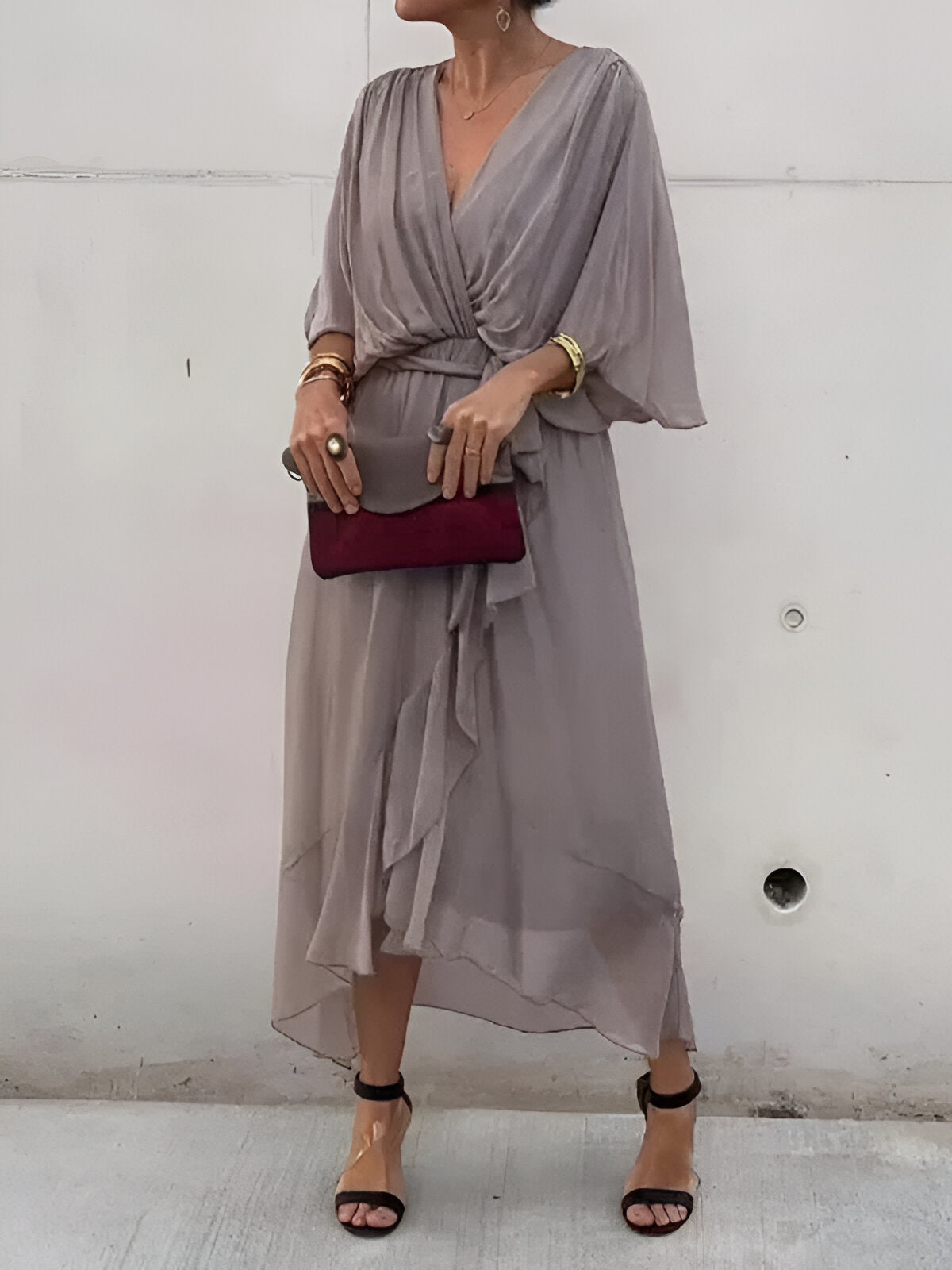 Monica - Elegante Soepelvallende Jurk