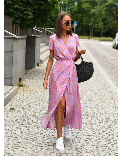 Eva - Elegante V-Hals Jurk
