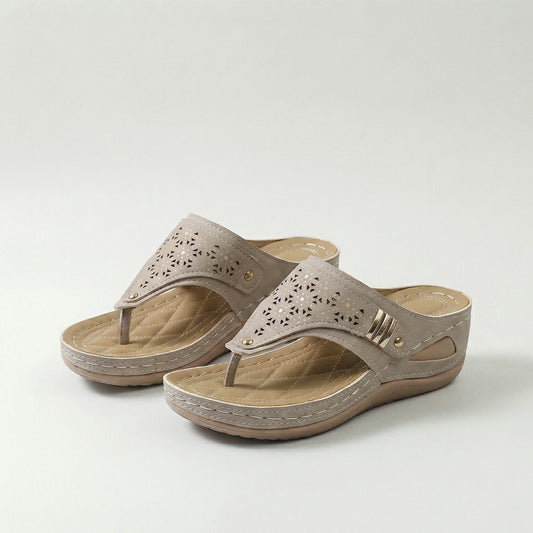 Élodie™ - Dames open teen sleehak sandalen