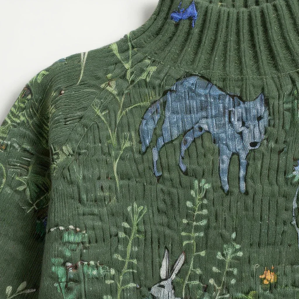 HANA - Artistic Knitted Sweater