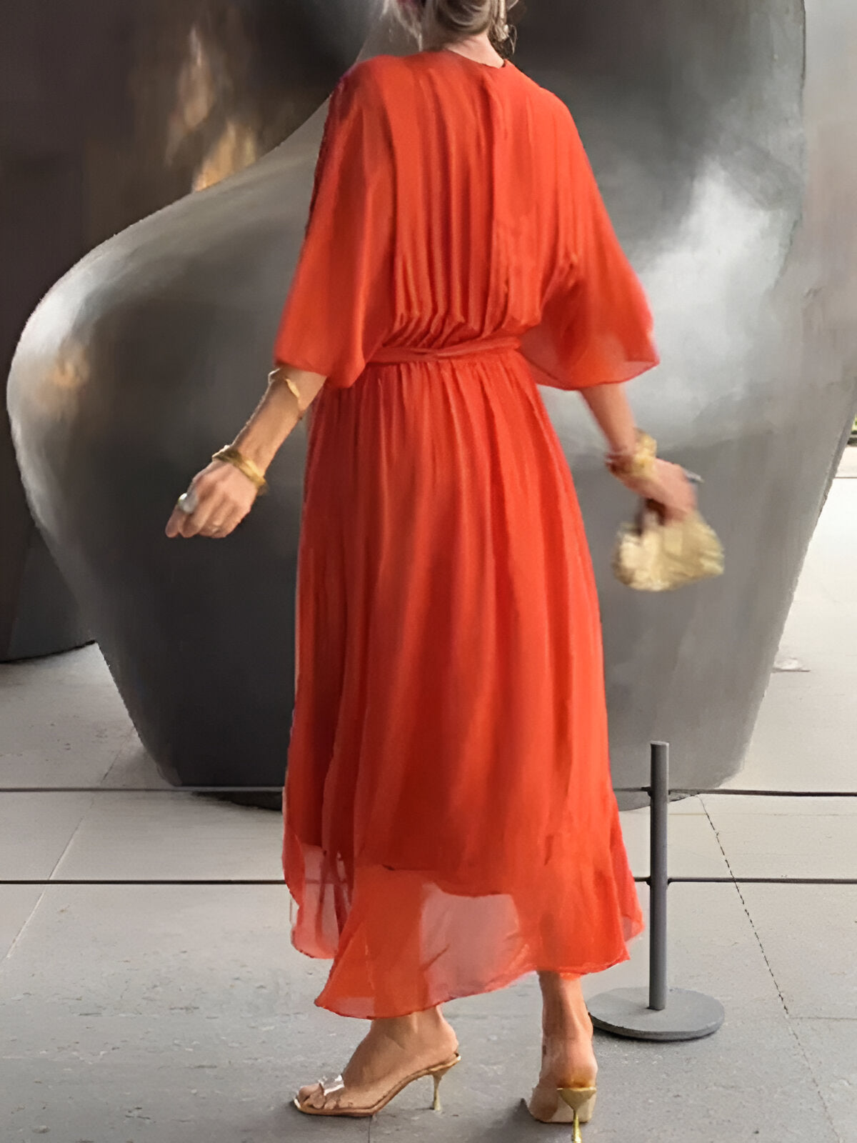 Monica - Elegante Soepelvallende Jurk