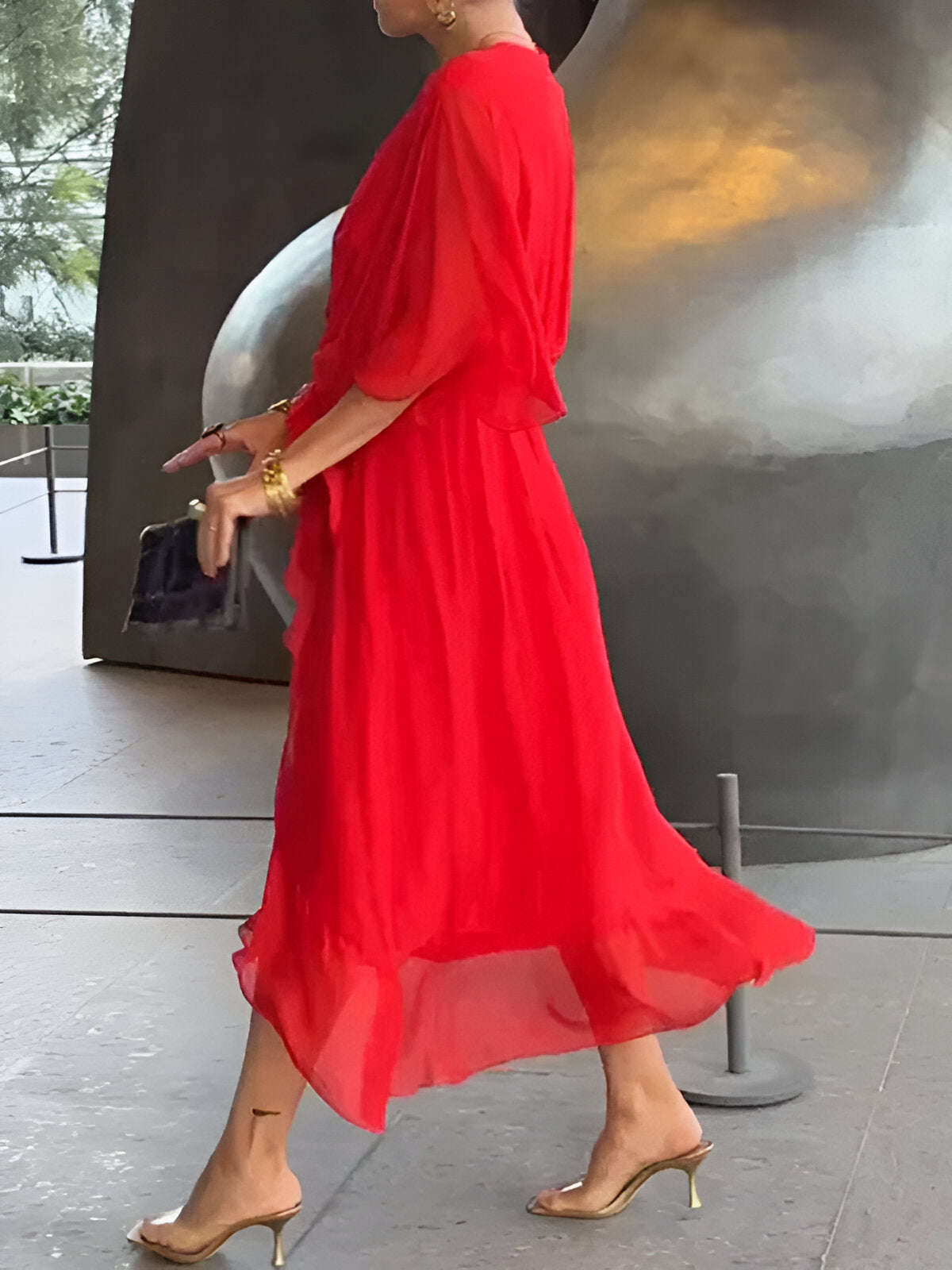 Monica - Elegante Soepelvallende Jurk