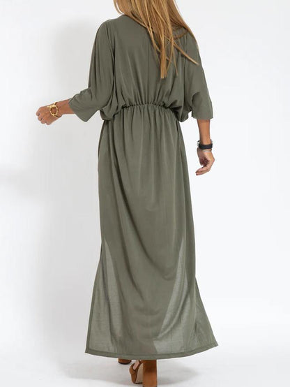 Amélie - Robe Décontractée Encolure V