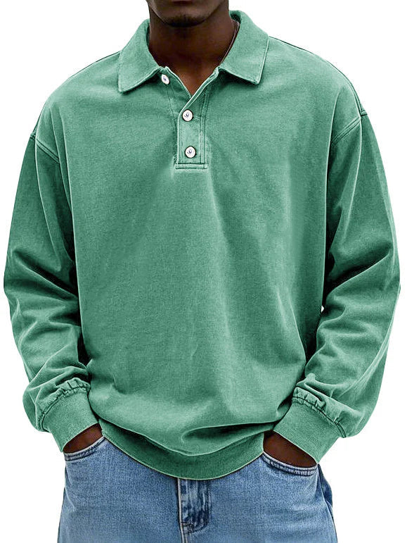 Théo™ | Casual Poloshirt met lange mouwen