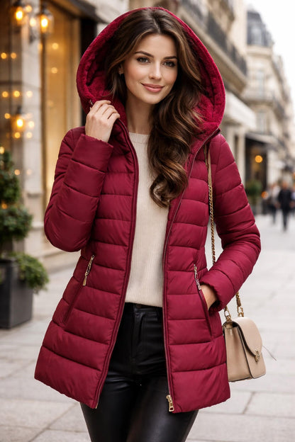 Elena - Warme winterjas met binnenvoering.