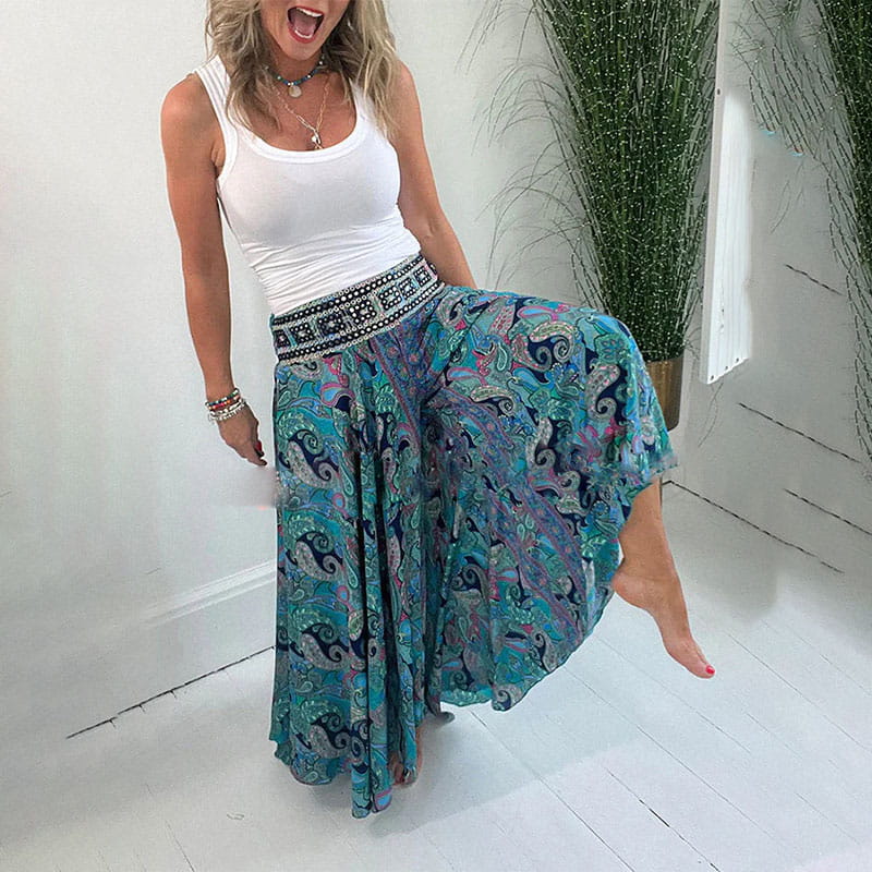 Reagan - Pantalons Boho Chic Légers
