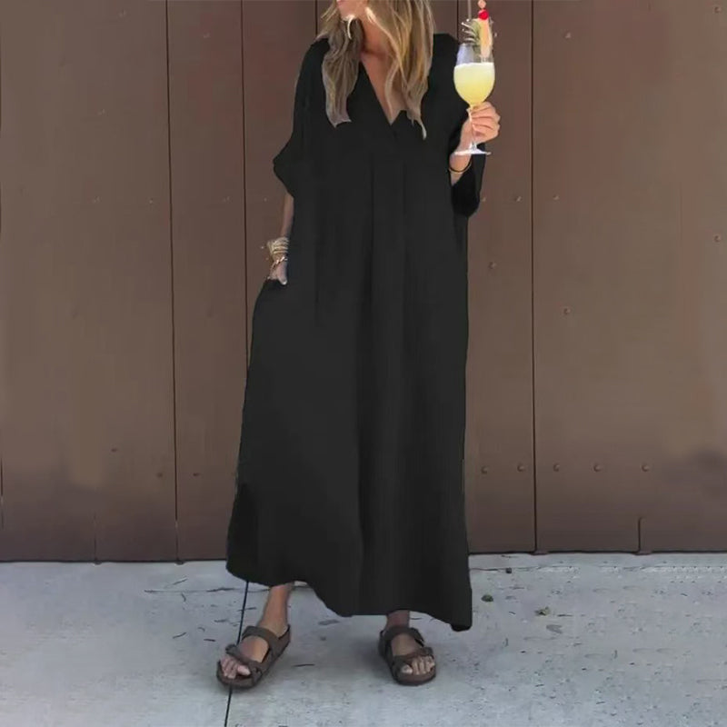 Alessia - Casual V-hals Jurk