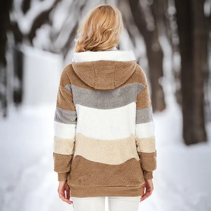 Flavie | Gewatteerde Winterjas met Capuchon