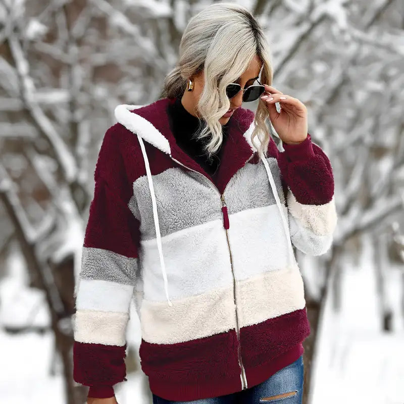 Flavie | Gewatteerde Winterjas met Capuchon