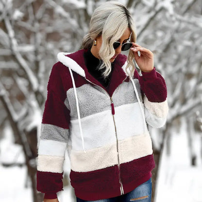 Flavie | Gewatteerde Winterjas met Capuchon